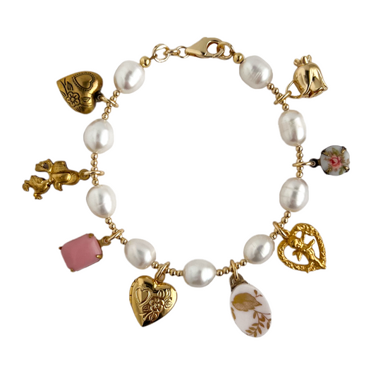 Pascal Broken China Charm Bracelet