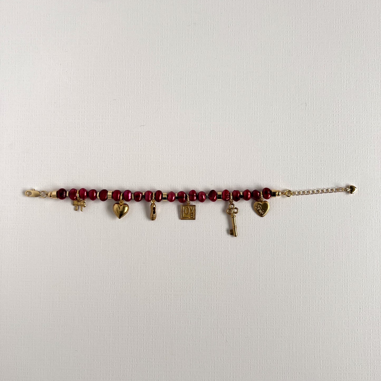 Cherry Girl Mini Charm Bracelet