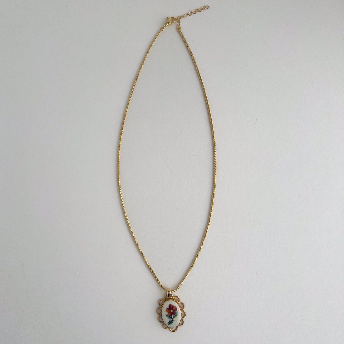 FlowerGirl Pendant Necklace