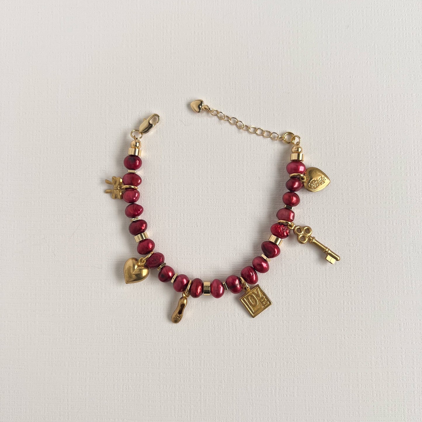 Cherry Girl Mini Charm Bracelet