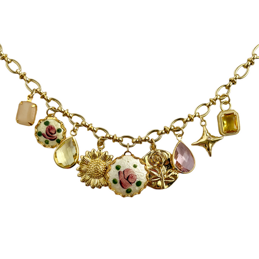 Mollie Vintage Charm Necklace