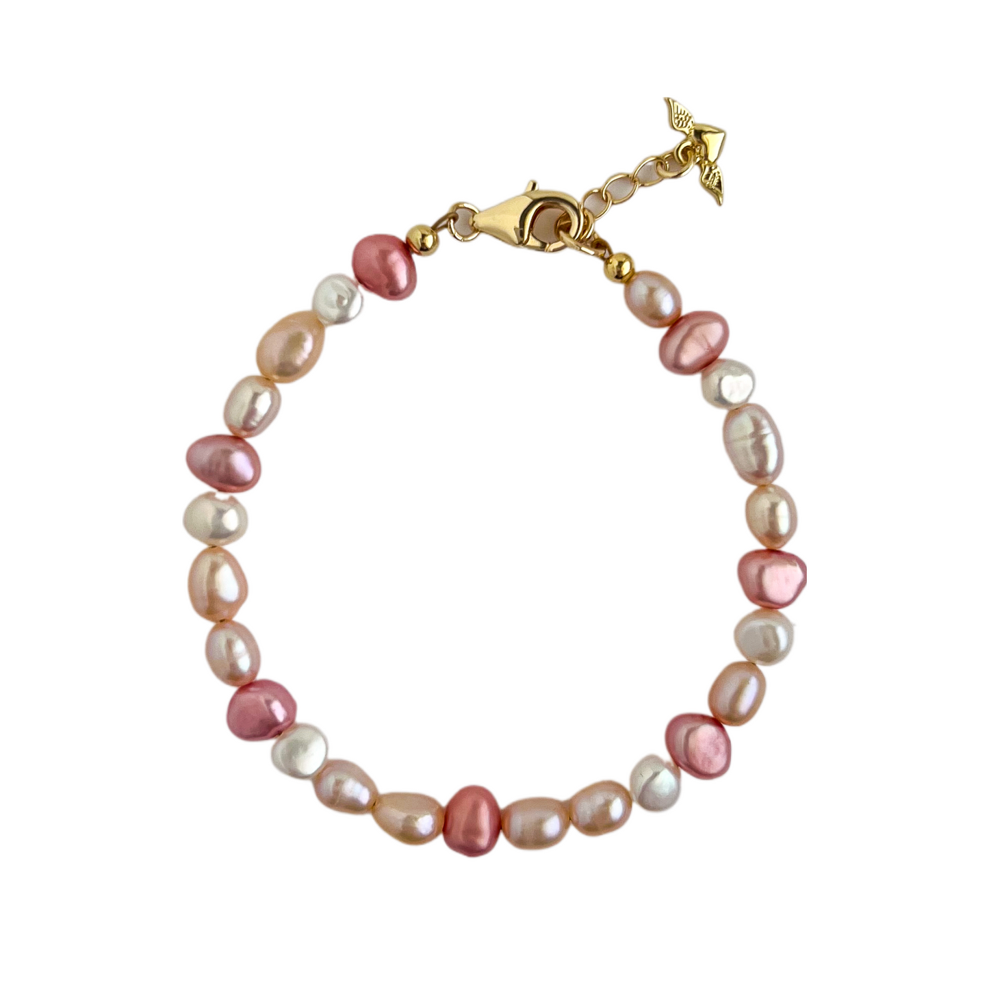 All Things Pink Pearl Bracelet