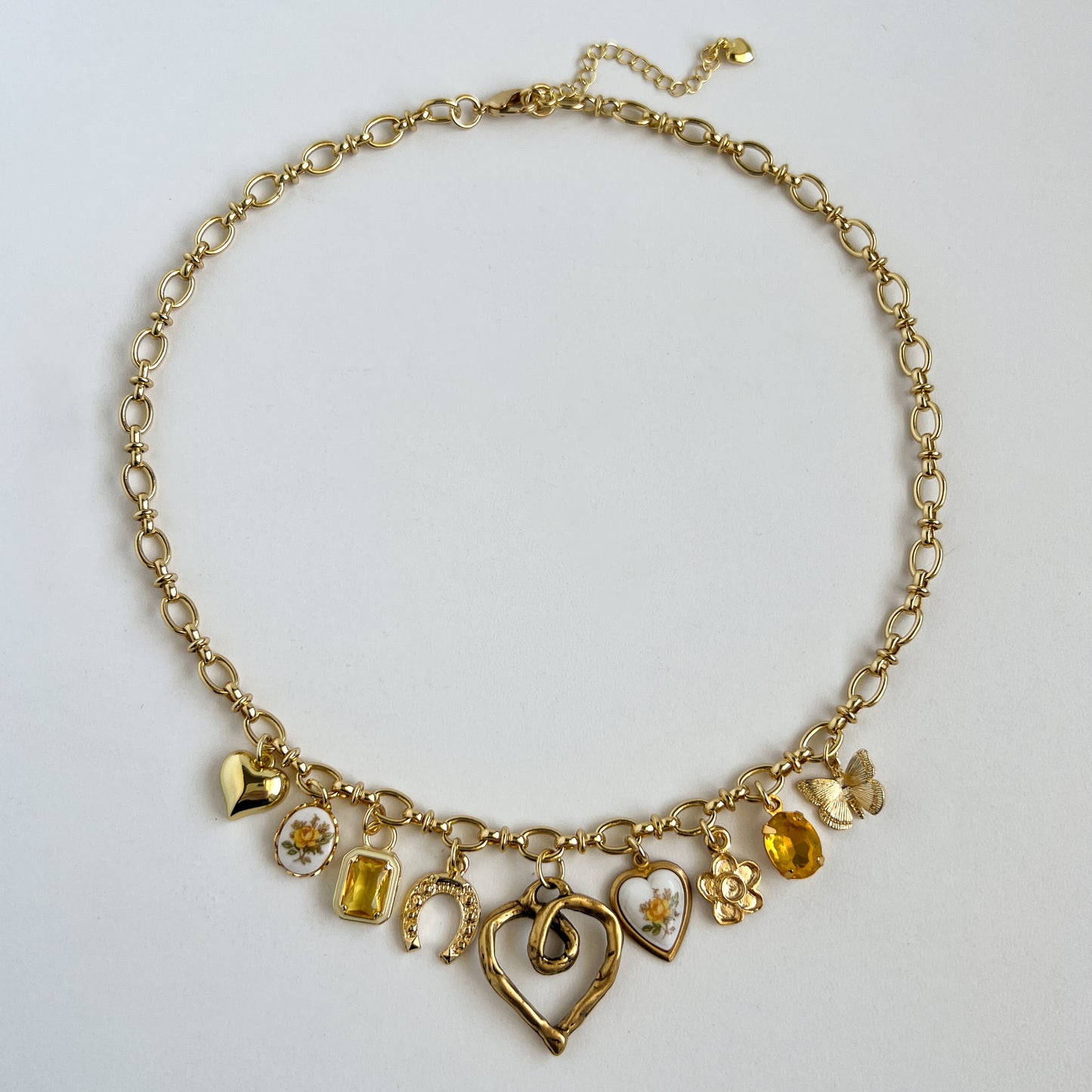 Aubree Vintage Charm Necklace