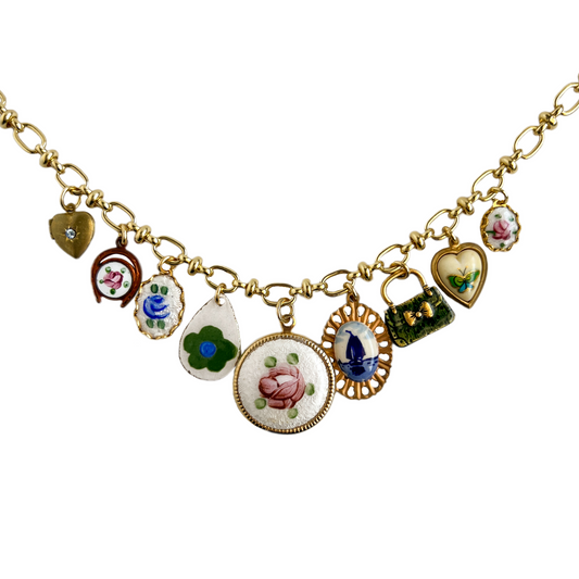 Talia Vintage Charm Necklace