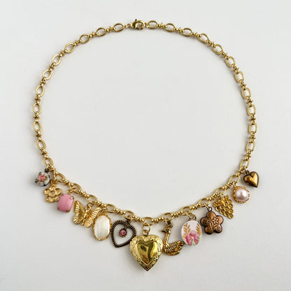 Jacques Broken China Charm Necklace