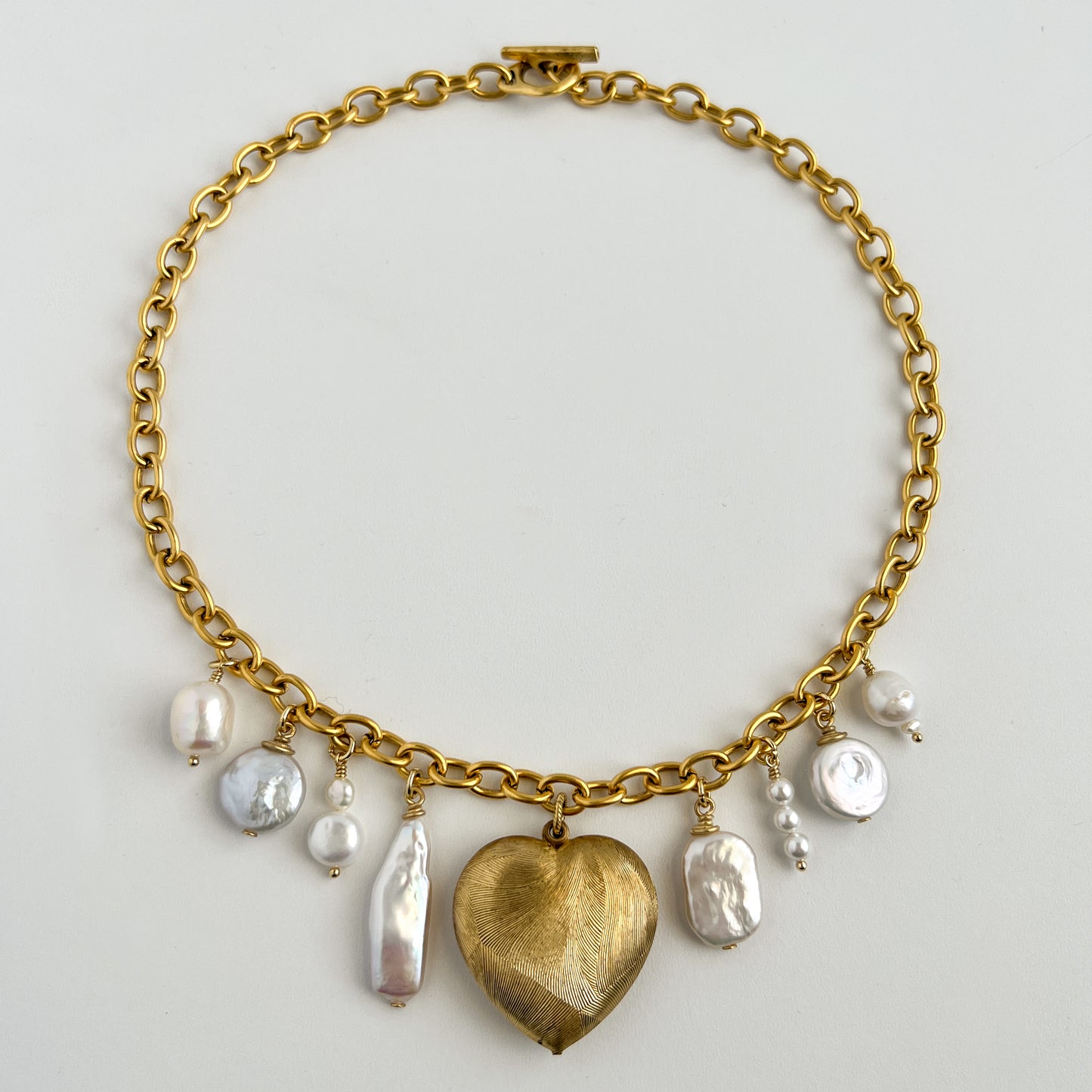 Juliette Pearl Charm Necklace