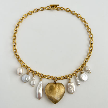 Juliette Pearl Charm Necklace