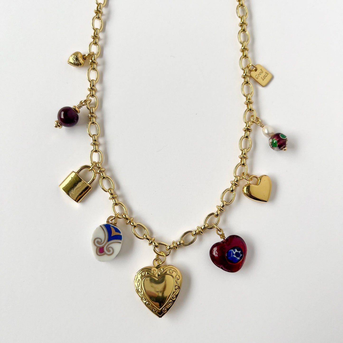 Belle China Charm Necklace