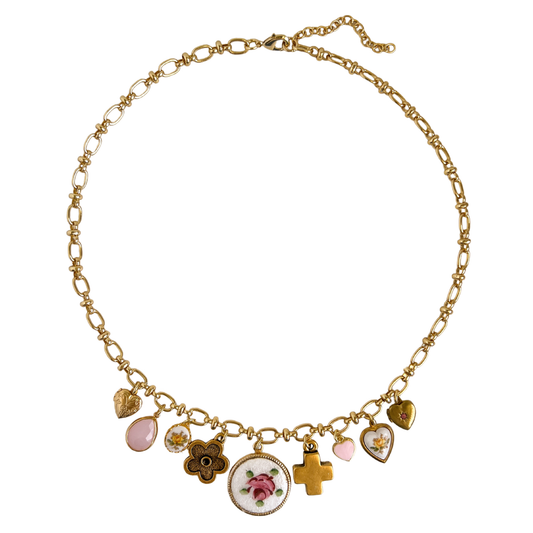 Abigail Vintage Charm Necklace