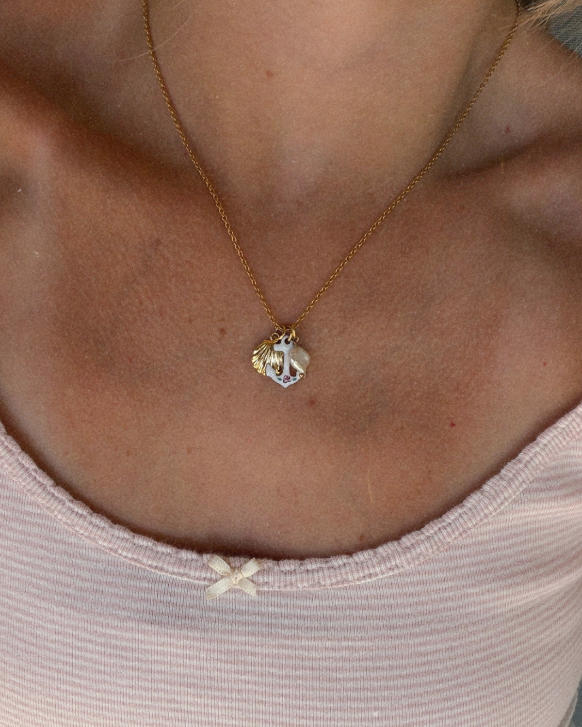 Anchored Bloom Necklace