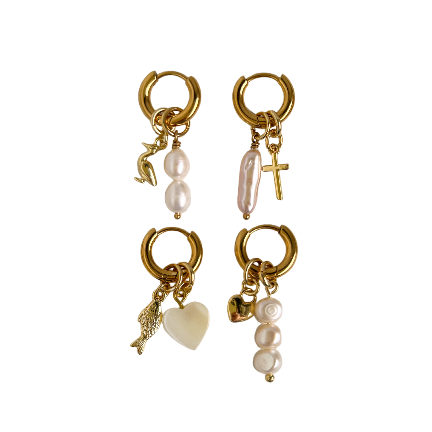 You Pick Two - Mismatched Hoop Earrings