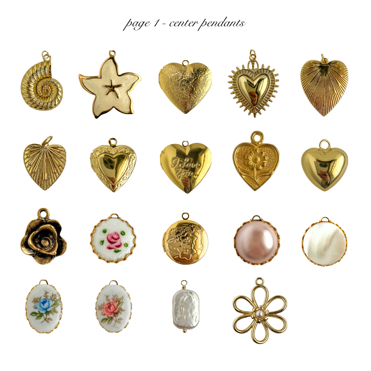 Make Your Own Gold Custom Charm Necklace Elegant Flair