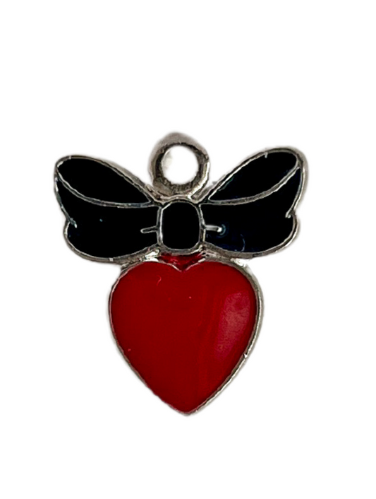 Red Bow Heart - S