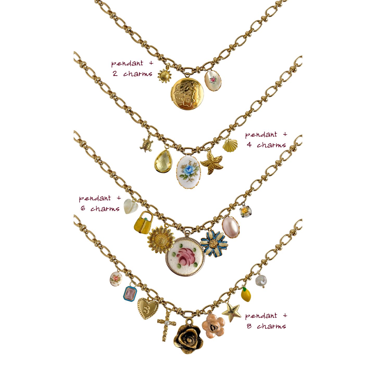 Make Your Own Custom Charm Necklace
